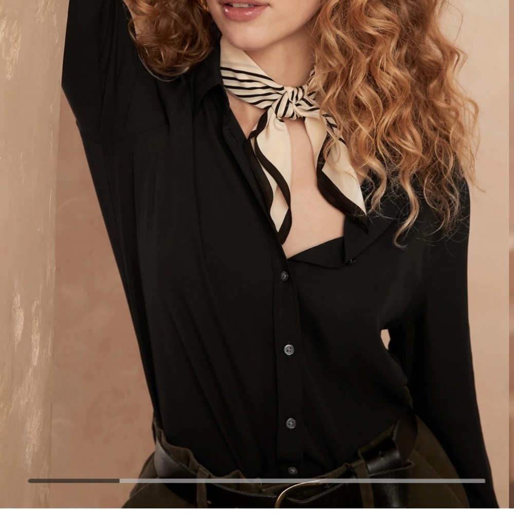 Black Banana Republic Dillon Classic Fit Shirt